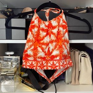 Halter style bikini top